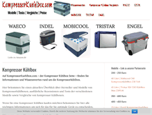 Tablet Screenshot of kompressorkuehlbox.com